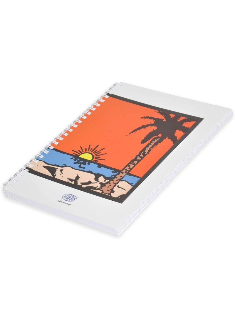 FIS Spiral Soft Cover Notebook Single Line A5, 100-Sheets 10-Piece - FSNBA51901S - Image 3